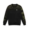 Herrtröjor tröjor Autumn Patchwork Sweatshirt Hip Hop Mens Classic Camouflage Casual Loose O-Neck Long Sleeve Pullover Men 220920