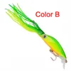 Nouveau 240 Pcs/Lot 6 Couleur 17.5 cm 19g Simulation Squid Leurre De Pêche Appât Kit 3D Holographique Yeux Leurres De Pêche En Eau Salée Stable et Tentant K1646