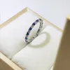 Anello solitario Wong Rain Argento 925 Zaffiro Rubino Smeraldo Creato Gemma Matrimonio Fidanzamento Anelli romantici Gioielleria raffinata 220726