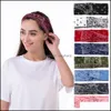 Fasce per capelli Gioielli per capelli Stampa floreale Ameba Orecchio di coniglio Annodato Cerchietto elastico Filo di acciaio moda Fisso Fasce Boho etiche Donna Drop Deliver