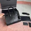Sac de Jour Crocodile Grain Bag Fashion Women Lugar Designer Luxury Designer Alligator Bag Bags Bolsas para el hombro