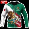 PLstar Cosmos 3DPrint est Mexico Custom Name Gift Unique Funny Hrajuku Streetwear Unisex Casual Hoodies Zip Sweatshirt 4 220713