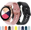 أحزمة سوار السيليكون لـ Samsung Galaxy Watch Active 2 Sport Smart Watches Band 22 مم 20 مم