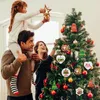 Noel Süblimasyon Seramik Süsleme Süblimasyon Boş ağaç asılı boş kolye ağacı kalp zili kar tanesi porselen
