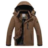 冬のパーカーのメンズウィンドブレイクプラスベルベット濃い暖かい風の毛皮コートオスの軍事フード付きアノラックジャケットメンズウィンタージャケット220817