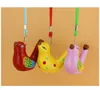 Party Favor Ceramic Water Bird Whistle Spotted Warbler Song Chirps Home Decoration For Children Kids Gifts SN3714
