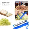 3 pezzi affettatrice trituratore pelapatate julienne cutter multi buccia lama in acciaio inossidabile grattugia zester utensili da cucina set pelapatate magico