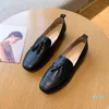 ドレスシューズDoudou Shoesレディース韓国のタッセルカジュアル小さな革大英怠惰な人々ペダル牛レフー