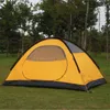 Super Light Tent Professional Waterproof Double Layer Fire Retardant 20D Silicone Nylon Fiber Outdoor Camping Ultralight H220419