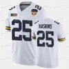 Maglia da calcio MitNess Custom NCAA College Michigan Wolverines 2021 Orange Bowl Hassan Haskins Charles Woodson Dan Villari Cade Mcnamara Tom Brady