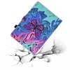 Casos de couro de folhas de borboleta para iPad mini 6 1 2 3 4 5 7,9 8,3 polegadas Moda Cat Lobo elegante Flamingo Carteiro Tampa Capa Flip
