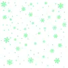 Decorações de Natal Snowflake Luminous Window Stickers Decor de parede alegre para casa 2022 Ano feliz infantil Naviidad GiftsChristmas