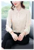 Women's Blouses Women's & Shirts Chikichi Fashion Clothes Woman 2022 Spring Satin Embroidered Doll Collar Silk Long Sleeve Blouse