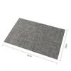 PVC Placemats Woven Vinyl Table Mats Heat-Resistant Stain Resistant Anti-Skid Washable Kitchen Decorations KDJK2206