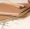 A5 Kraft Notebook Paper Products Workbook Diary Office School Notebook Soft Cowhide Vintageコピーブックデイリーメモ