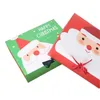 Kerstcadeau Bag Cartoon Santa Claus Patroon Verpakkingszak draagbare papieren zak kerstdag benodigdheden