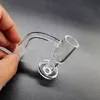 Wholesale Quartz Banger Glass Bong喫煙アクセサリーフラットトップTerp Sluper壁2mm 45 90度10mm 18mmの男性真空スラッパーネイルボンズHookahsスモークツール