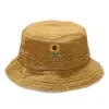 Bérets laver Vintage vieux chapeau de pêcheur dames tournesol brodé soleil extérieur bassin seau marguerite pour femmes homme unisexebérets