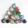 Pendant Necklaces 2022 Natural Gem Stone Dragon Pendants Quartz Green Aventurine Blue Sand Crystal Opal Jewelry Gift