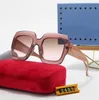 Klassiskt designmärke runda solglasögon av glasögonmetall guldram män spegel glas lins solglasögon med låda