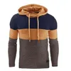 Fojaganto Mannen Herfst En Winter Nieuwe Hooded Sweater Fashion Casual Hoodies Kleur-Blocking Sport Hooded Sweater Mannen L220801