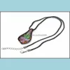 H￤nge halsband h￤ngsmycken smycken grossist 6st blommor uttalande blad murano blandade f￤rger lampwork glas dhsf0