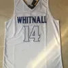 SJZL98 Whitnall High School Falcons Tyler Harro # 14 Marinho Azul Retro Colégio Basquetebol Jersey Costurado Top Quality Bordado