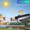 Fake Camera Solar Power Outdoor Simulatie Dummy Camera Waterdichte Security CCTV Surveillance Bullet met knipperende LED-lamp AA220315