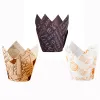 Baking Cups Tulip Cupcake Liners Muffin Cases Grease-Proof Paper Cake Wrappers for Wedding Birthday Party
