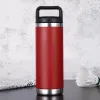 NOUVEAU!!!Les bouteilles d'eau de 18 oz manifestent une tasse en acier inoxydable 11 couleurs double mur aspirateur bière flacons de bouillis de camping extérieur