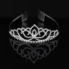Girls Crowns with Ringestones Bijoux de mariage Heads Bridal Performing Performing Performance Pageant Crystal Tiaras Accessoires de mariage