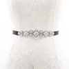 Wedding Favors Luxury Silver Crystal Belts Rhinestone Applique Female belts for Bridal Accessories