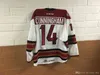 Thr Custom Tucson Roadrunners 2 Andrew Campbell 35 Hunter Miska 43 Dakota Mermis 72 Ryan MacInnis Rouge Blanc AHL Hockey Stitched Jersey S-3XL