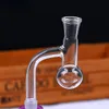 Wholesale clear Light bulb style smoking 10mm male glass oil burner bowl for mini water dab rig bongs pipe