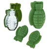 3D Ice Cube Mold Grenade Shape Cream Maker Bar Drinks Whisky Wine Ices Maker Silicone Baking Mold Kitchen Tool