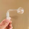 14mm manliga glasskålar pyrex rör 3cm stor boll tjock glas vatten bubbler skål kvinnligt rör transparenta rök tillbehör grossist bong adapter för rökning