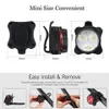 bike lights cycling bicycle 3 led head front with usb rechargeable tail clip light lamp 11.29254m