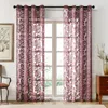 Rideau Tentures Marron De Luxe Géométrique Tulle Voile Sheer Rideaux Pour Salon Chambre Cuisine Ombre Fenêtre Tissu GreyCurtain