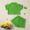 Zomer Kids Clothing Set Casual Fashion Cartoon Boy Girl T-Shirt Top   Pant 2pcs Outfits Kinderen Baby Toddler Clothing
