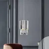 Kolye lambalar küçük yuvarlak altın k9 kristal modern led avize oturma odası mutfak yemek yatak odası başucu lüks kapalı aydınlatma