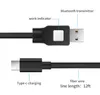 Cavi di ricarica per trasmettitore audio Bluetooth Zf170 con cavo dati a LED Accessori per telefoni cellulari per kit per auto PC