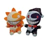 New 2 Designs 20cm Sundro FNAF Clown Doll Sun Doll Cartoon Movie Peripheral Plush Toys Children's Christmas Gift