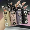 Korea Style Coin Purse Fashion Lipstick Bag Women Girls Leather Keychain Bags Pendant Handbag Charm Gifts Roman