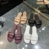 Designer Slippers Sandals Fashion Shoes Women 'S Beach Flip-Fl236W Leather Small Fragrance Lozenge Check Brown Black White