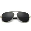 Lyxiga solglasögon Topplinsdesigner Mens Goggle Senior Eyewear For Women Eyeglasses Frame Vintage Metal Sun Glasögon med Box Limited