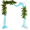 Décoration de fête 77 "x 52" en alliage d'acier de haute qualité, cadre carré en métal pour arc de jardin de mariage, support pour anniversaire