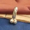 Brass Male Penis Pendant Keychain Pendant Fun Creative Simulation Chick Pendant G220421