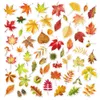 55pcs Autumn Leaves Stickers Waterproof Vinyl Sticker Skate Accessories For Skateboard Laptop Luggage Bicycle Motorcycle Phone Car Decals Party Decor