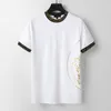 2022 Designer Mens T Shirts Soft Cotton Kort ärmar T-shirts broderi Anti Wrinkle Fashion Casual Men's Clothing Apparel 282T