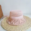 Sommar Baby Sun Hatt Andas Mesh Boys Flickor Bucket Kepsar Utomhus Solid Färg Kids Panama Hat Barn Beach Fisherman Cap